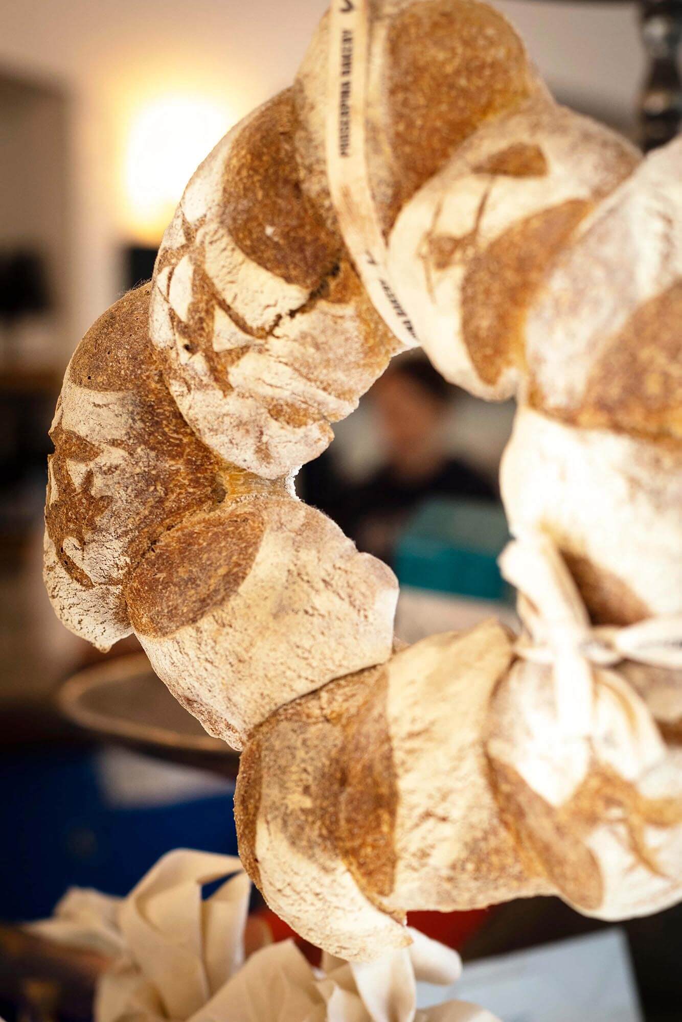Hanging bread